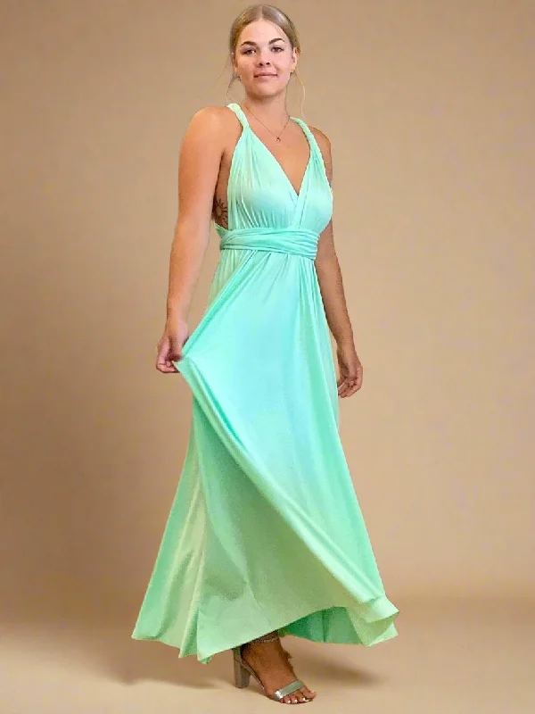 Mint Green Convertible Infinity bridesmaid dress Express NZ wide