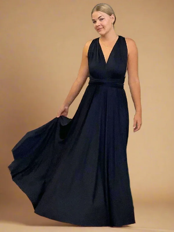 Midnight Navy convertible Infinity bridesmaid dress Express NZ wide