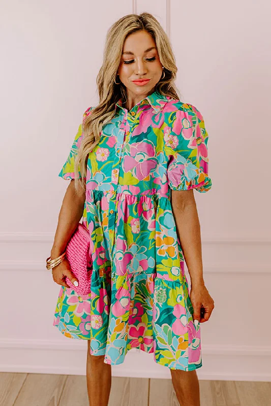 Lagoon Luxe Floral Mini Dress