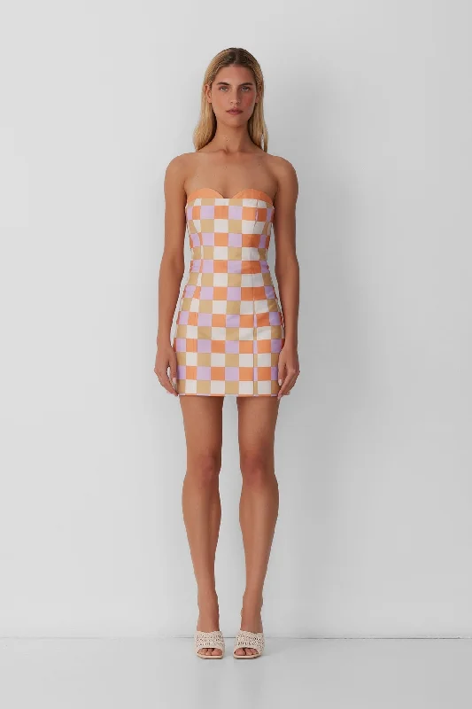 Nora Mini Dress - Check