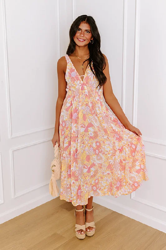 Sunshine Situation Floral Midi