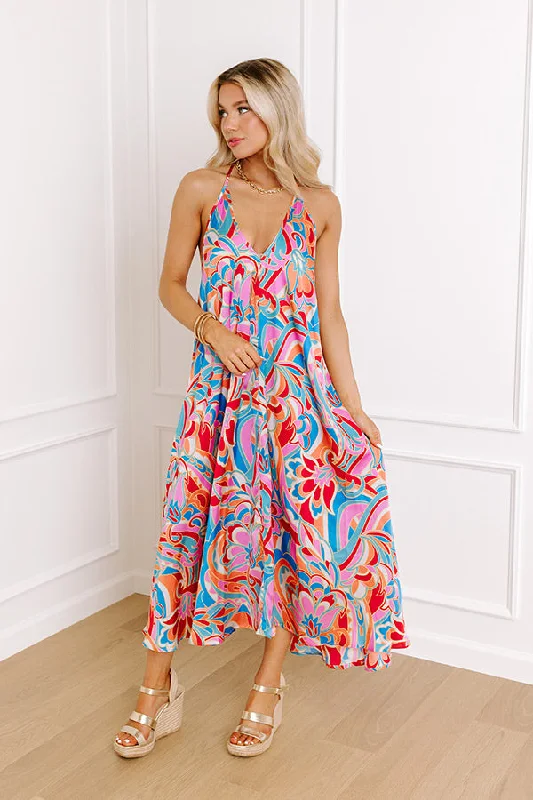 Sweetest Rush Satin Midi