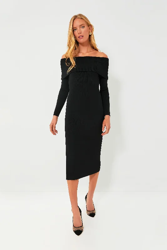 Black Justine Maxi Dress