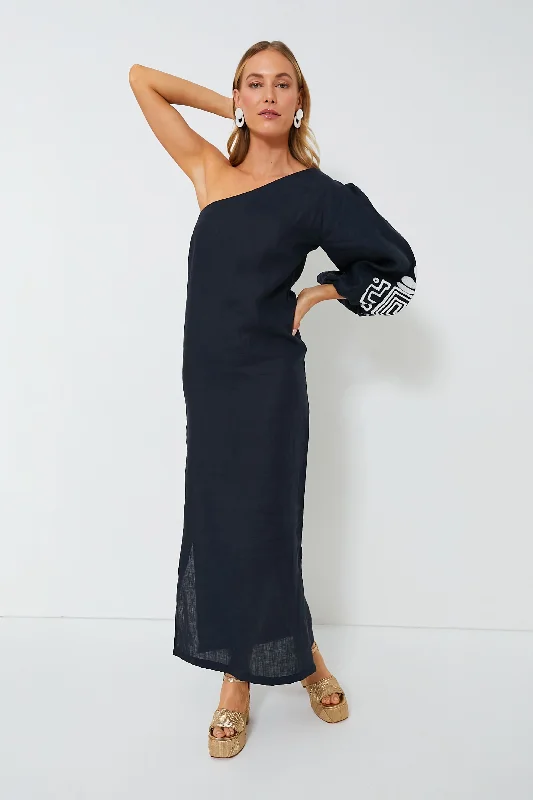 Blue Agatti Maxi Dress