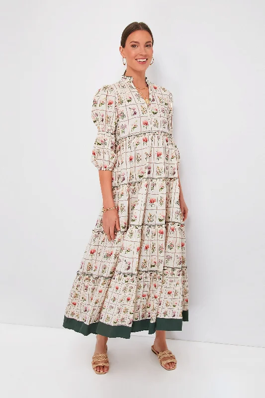 Exclusive Vintage Stamp Emily Maxi Dress