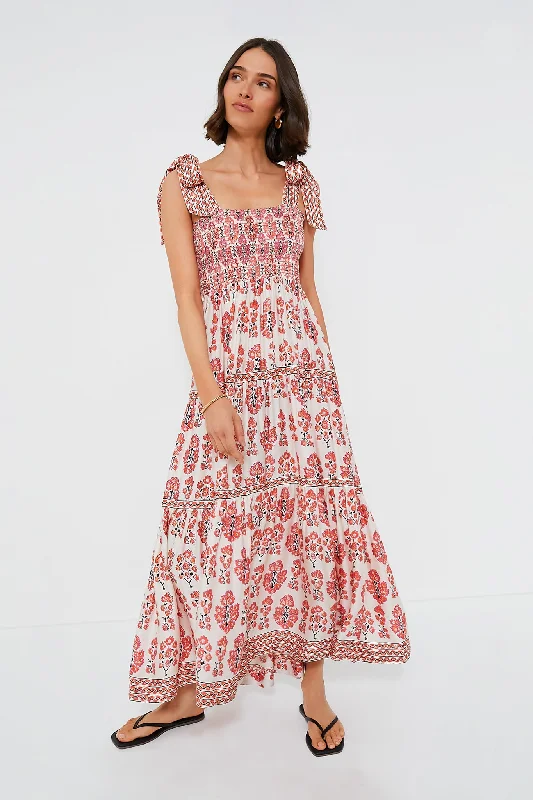 Truro in Hibiscus Lana Maxi Dress