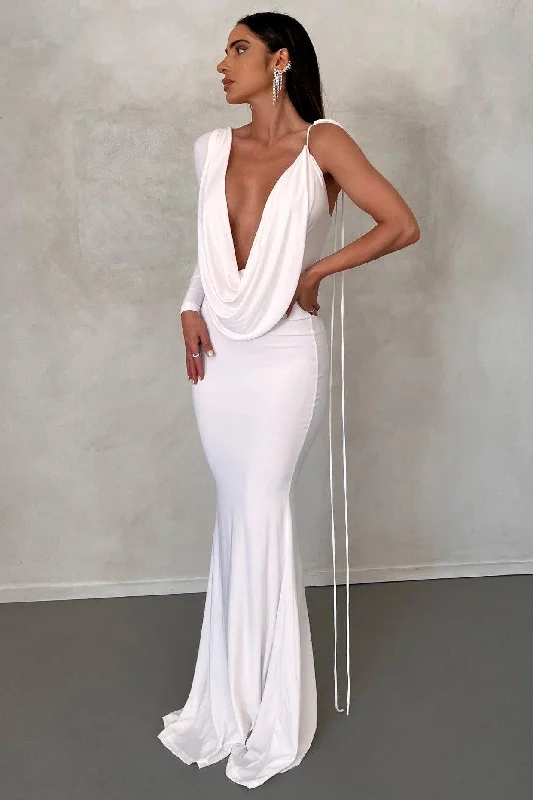 Reversible Emilia Gown - White